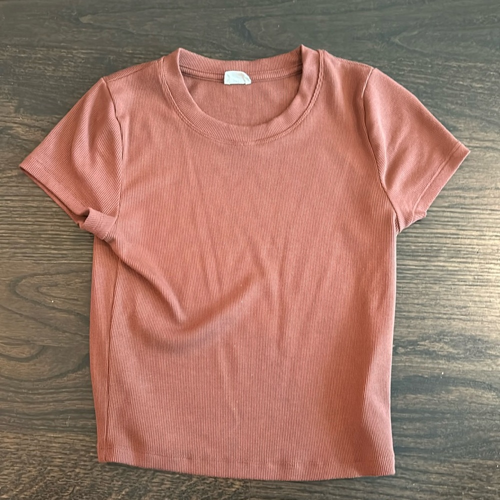 Wilfred Free Go To T-shirt (XS) - Rust